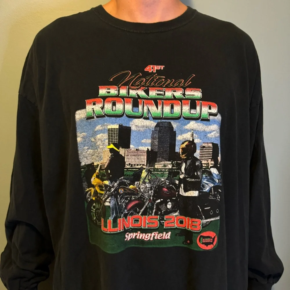 The National Biker Roundup 41st anniversary t shirt motorcycle rally - Picture 1 of 5